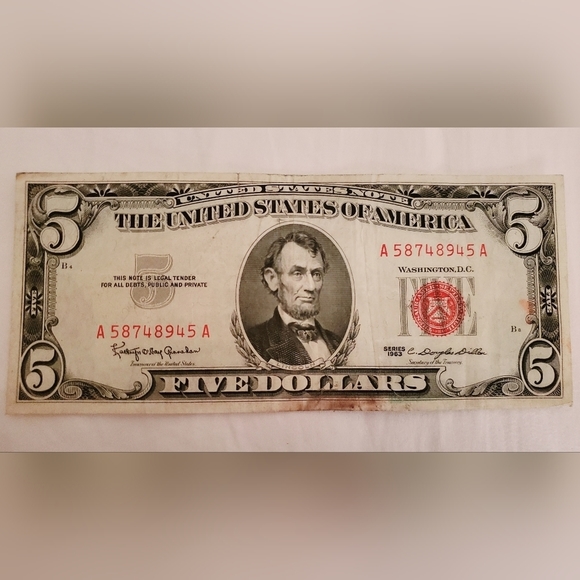 US Mint Other - FIVE Dollar Red Seal